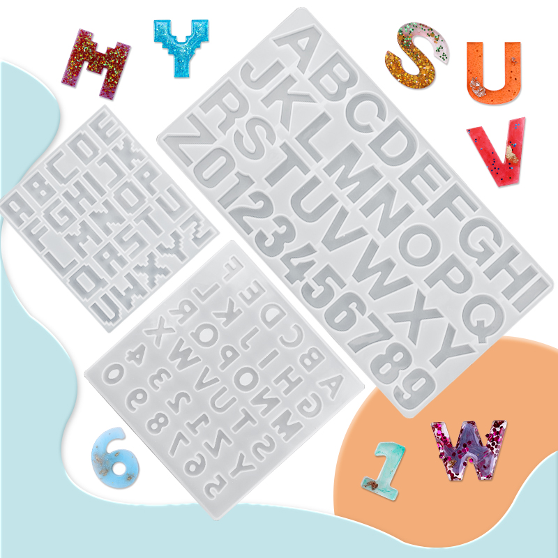 Jewelry Quotes - Alphabet Epoxy Resin Mold Kit Ornament