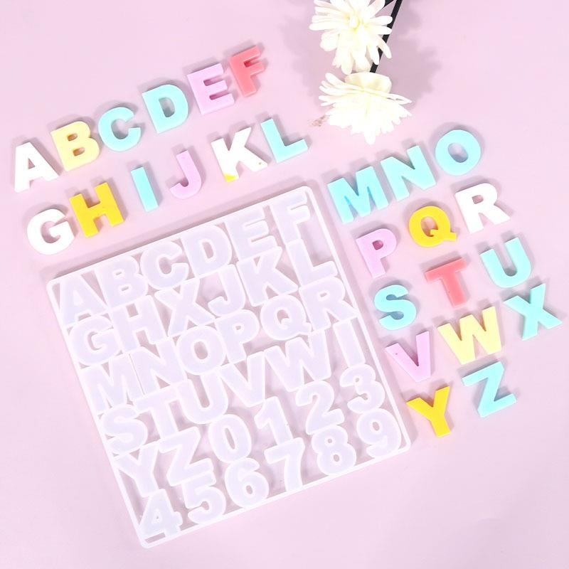Jewelry Quotes - Alphabet Epoxy Resin Silicone Mold Letter