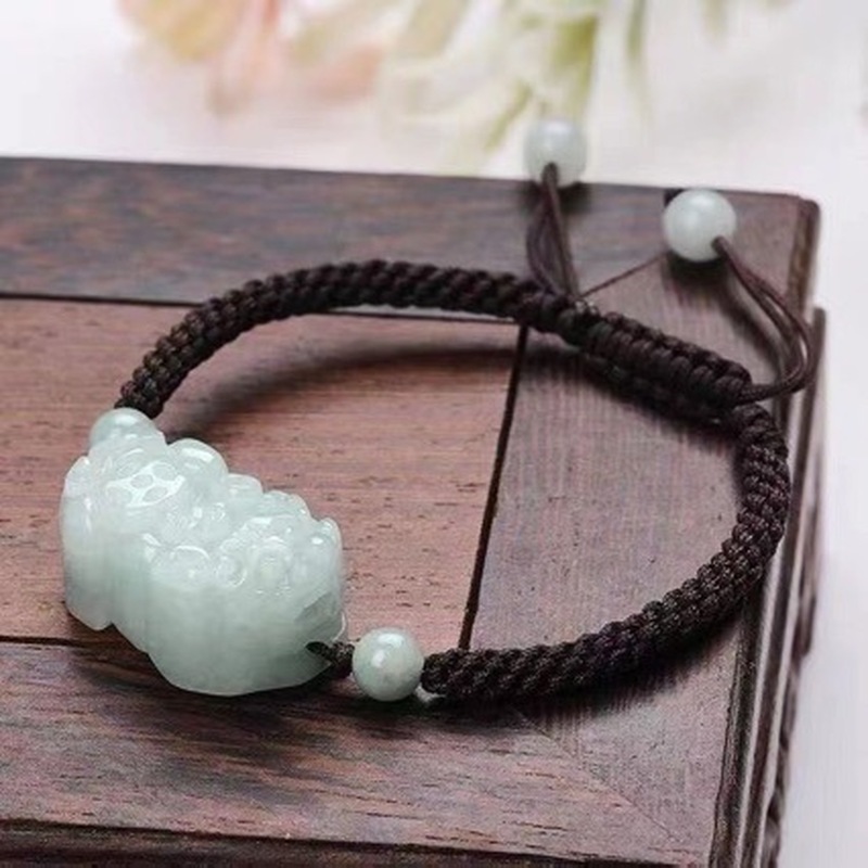 The Jewelry & Watches - Natural Jadeite A-grade Pixiu Bracelet for