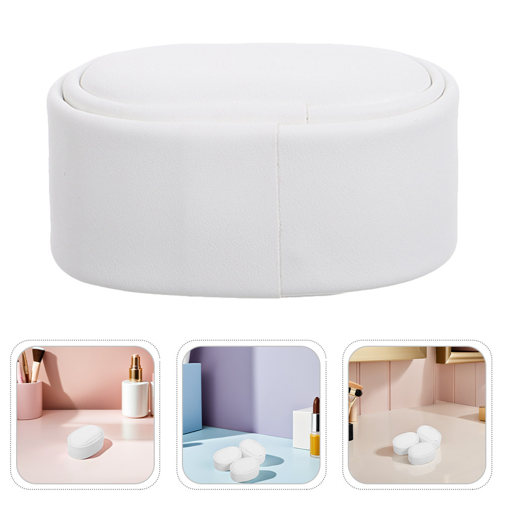 Jewelry Stand Watches - 4Pcs White PU Watch Pillow Cushion