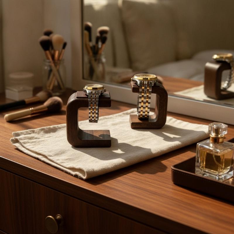 Jewelry Stand Watches - Decorative Solid Wooden Watch Holder Stand