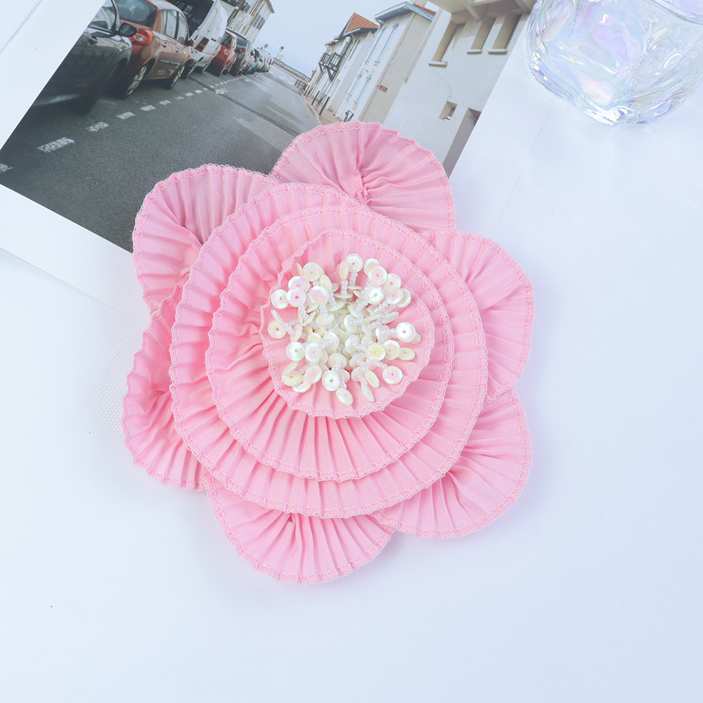 Vintage Pleated Rose Flower Br - Vintage Brooch Pin review and price