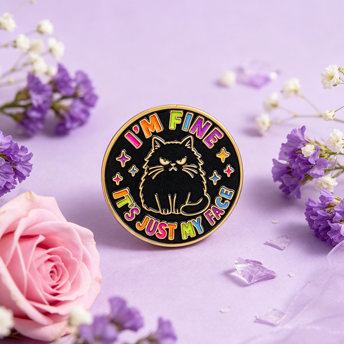 I Love All Cats Quotes Enamel  - Jewelry Quotes review and price