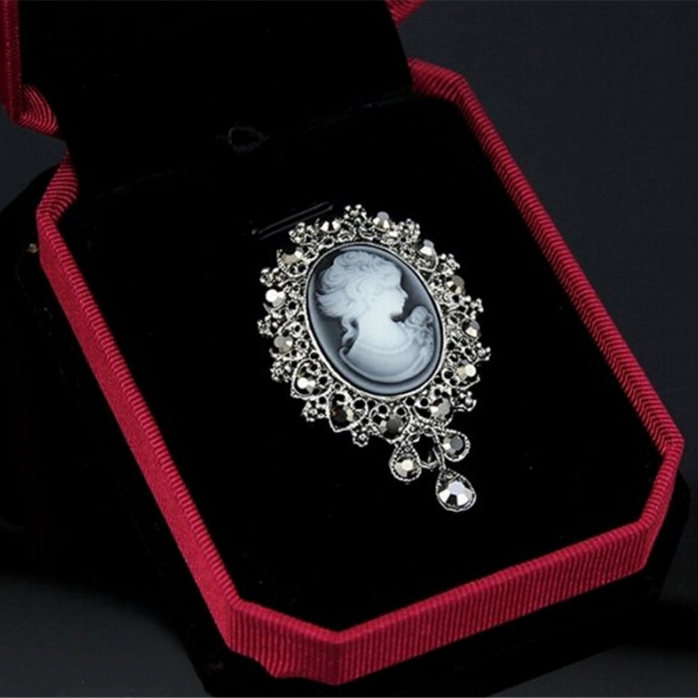New-1PC Vintage Cameo Victoria - Vintage Brooch Pin review and price