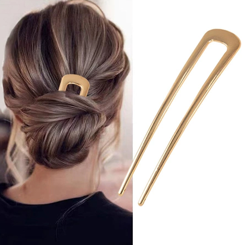 Simple U Shaped Hair Forks Hai - Shop Jewelry & Watches Near Me review and price