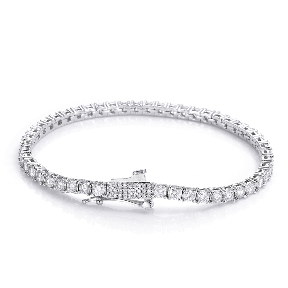 3mm 4mm Iced Out Tennis Bracel - Tennis Bracelet Cubic review and price