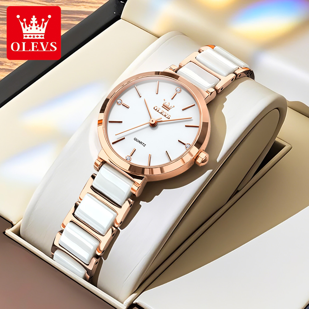 OLEVS Women Watch 5877 Luxury  - Jewellery Watch review and price