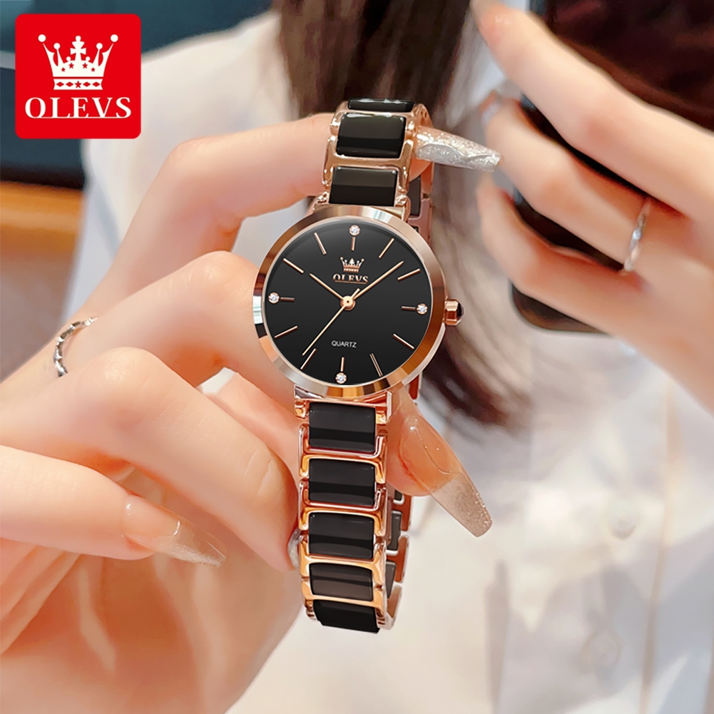 OLEVS Women Watch 5877 Luxury  - Jewellery Watch review and price