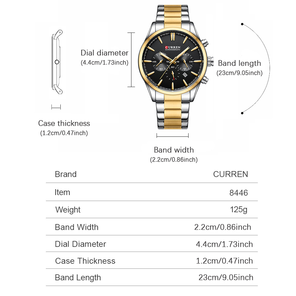 CURREN Casual Quartz Chrono Sp - Jewellery Watch review and price