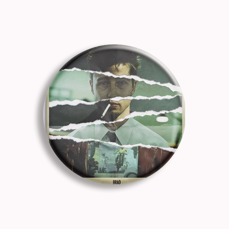 Retro Classic Movie Fight Club - Vintage Brooch Pin review and price
