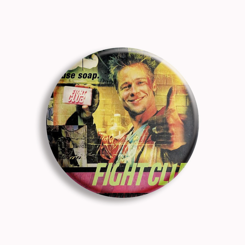 Retro Classic Movie Fight Club - Vintage Brooch Pin review and price