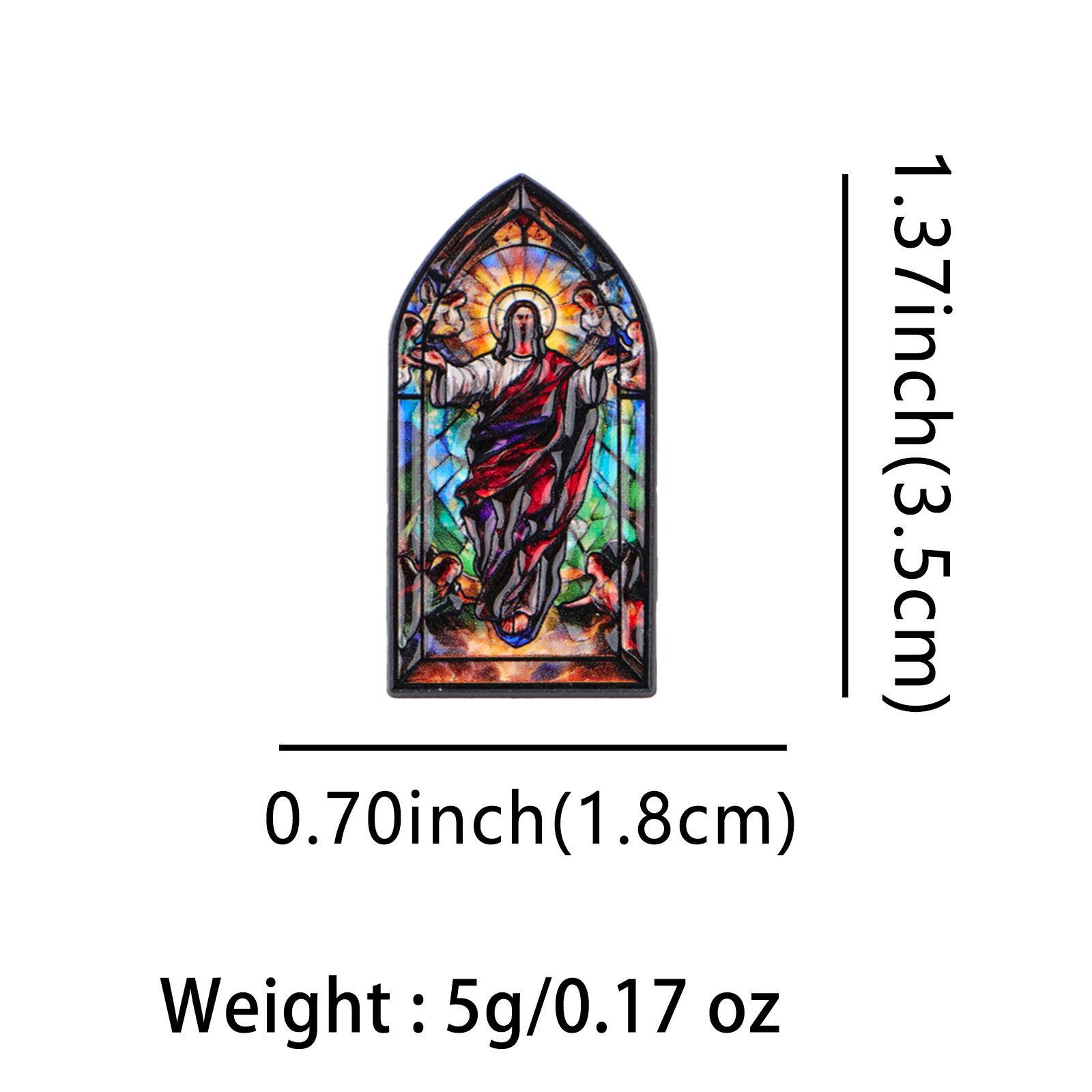 Virgin Mary Jesus Vintage Lape - Vintage Brooch Pin review and price