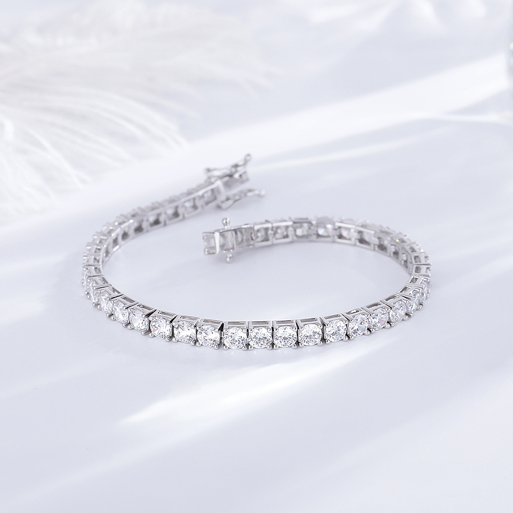 YLMyself 925 Silver Tennis Bra - Tennis Bracelet Cubic review and price