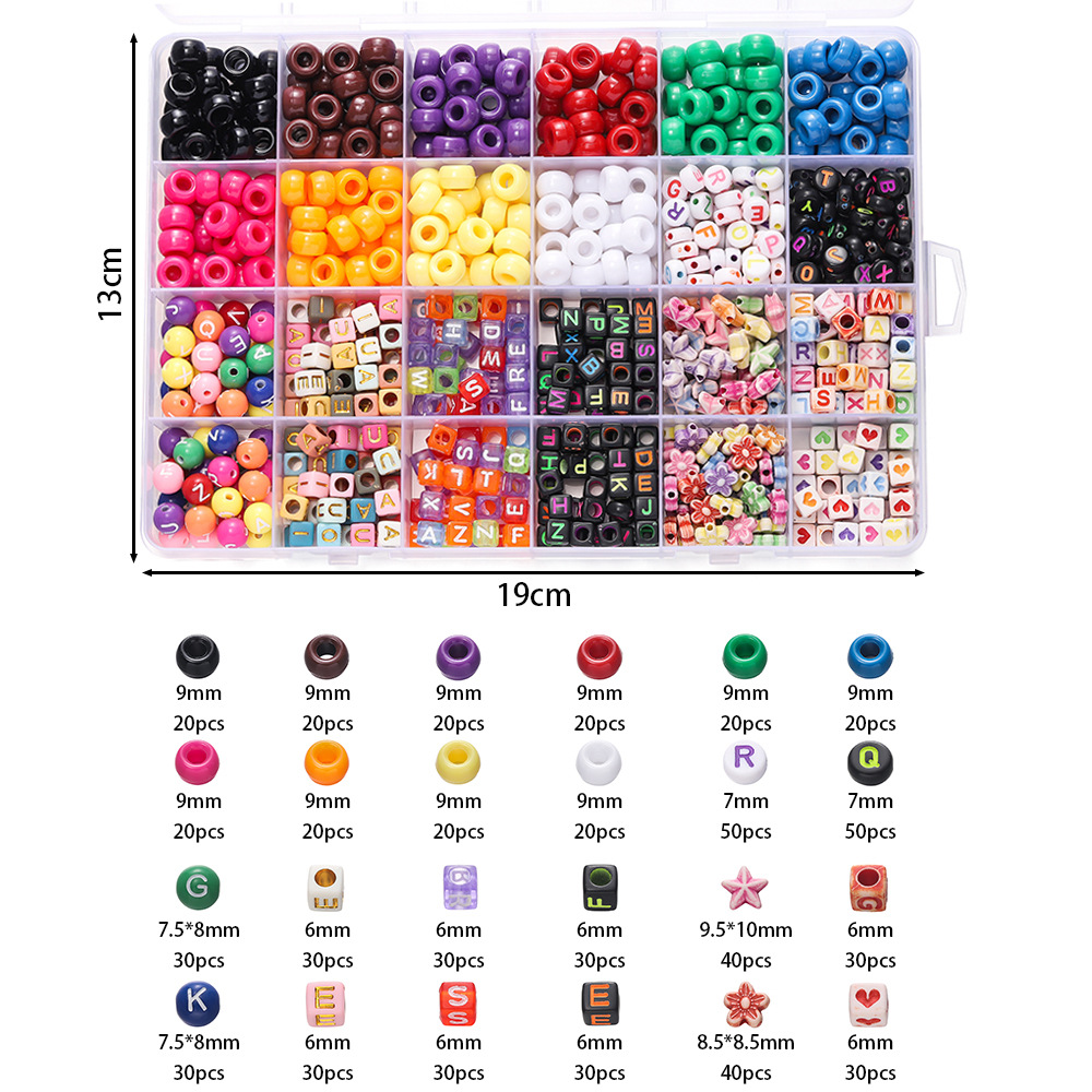 1 Box Colorful Acrylic Pony Be - Jewelry Quotes review and price